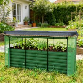 Flower pot box, elevated garden bed, planting bed, planting box, green